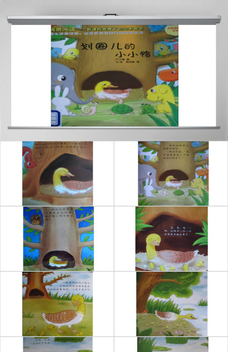 划圈儿的小小鸭幼儿绘本教育课件