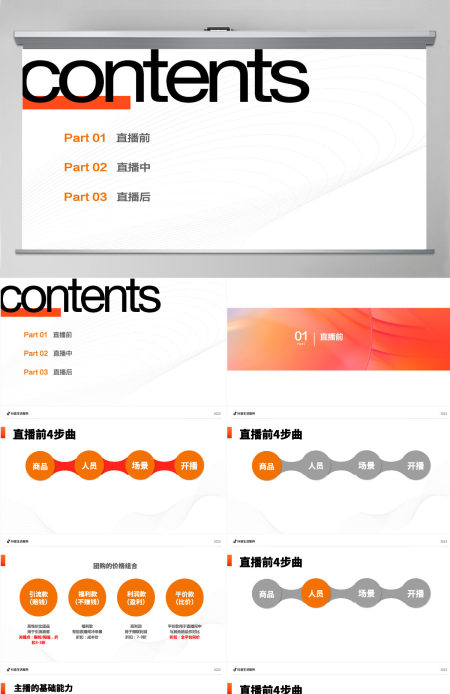 抖音直播要点PPT