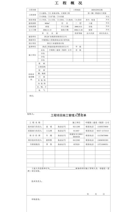 建筑工程工程竣工资料范本