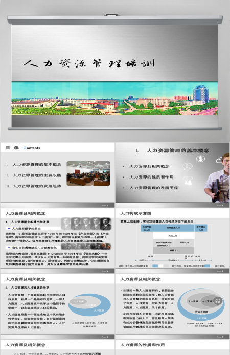 人力资源管理培训PPT模板 人力资源管理培训PPT模板