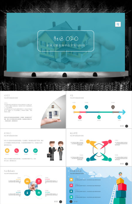 社区物业O2O系统策划营销计划书ppt 社区物业O2O系统策划营销计划书ppt