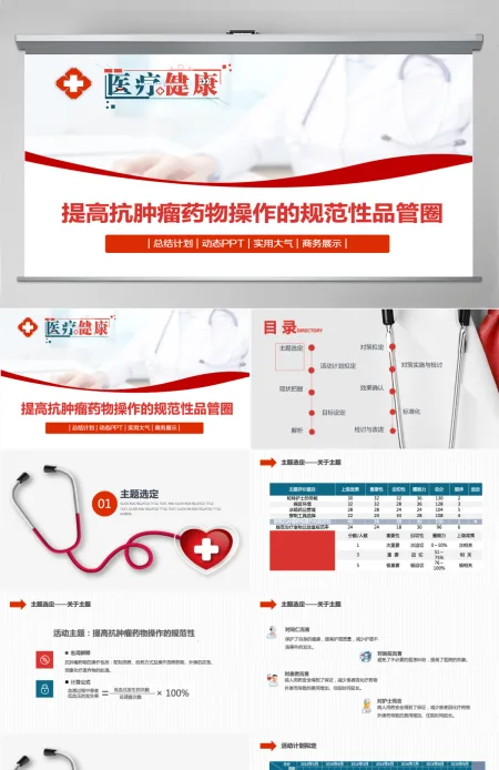 2022提高抗肿瘤药物操作的规范性品管圈实用大气总结计划专用PPT 2022提高抗肿瘤药物操作的规范性品管圈实用大气总结计划专用PPT