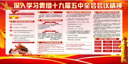 深入学习贯彻党的十九届五中全会精神宣传栏展板设计模板 深入学习贯彻党的十九届五中全会精神宣传栏展板设计模板