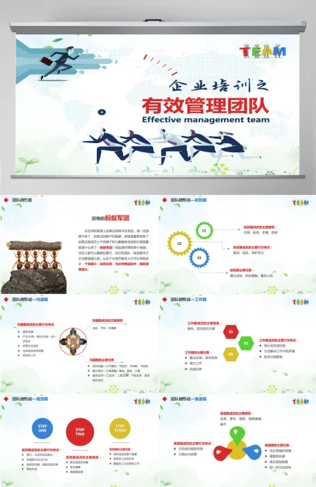 企业员工绩效团队管理执行力培训PPT模板 企业员工绩效团队管理执行力培训PPT模板