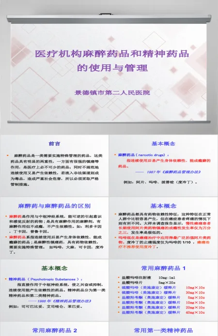 大学课件麻醉药ppt 大学课件麻醉药ppt