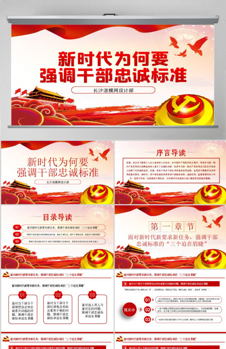新时代为何要强调干部忠诚标准PPT模板