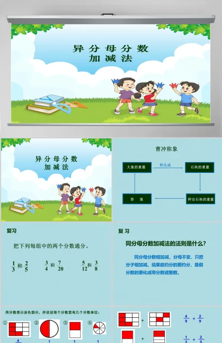 异分母分数加减法课件（小学数学五年级课件）PPT