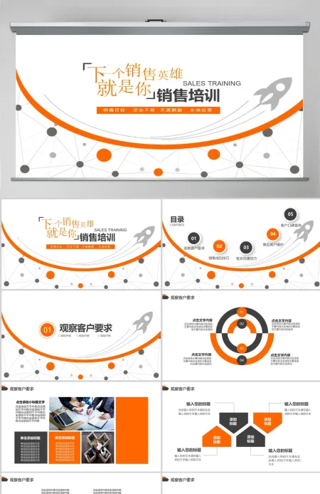 企业销售培训动态PPT