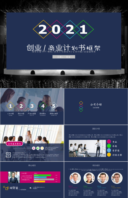 2020年创业计划书商业计划书PPT 2020年创业计划书商业计划书PPT