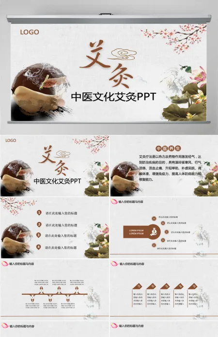 中医养生艾灸ppt 中医养生艾灸ppt