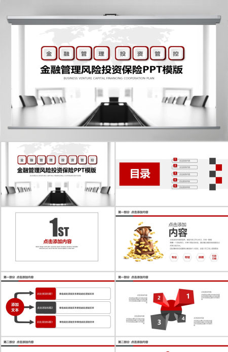 金融管理风险投资保险PPT