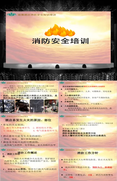 消防安全培训PPT 消防安全培训PPT