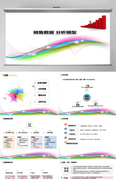 精致汽车销售汽车美容汽车4S店动态PPT模板幻灯片