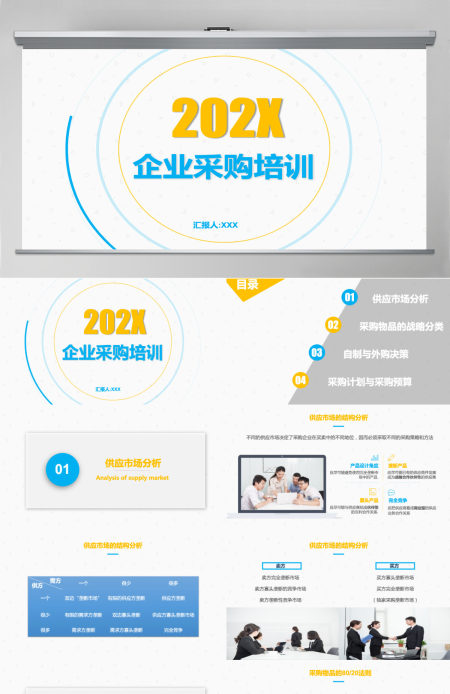企业采购培训工作总结PPT
