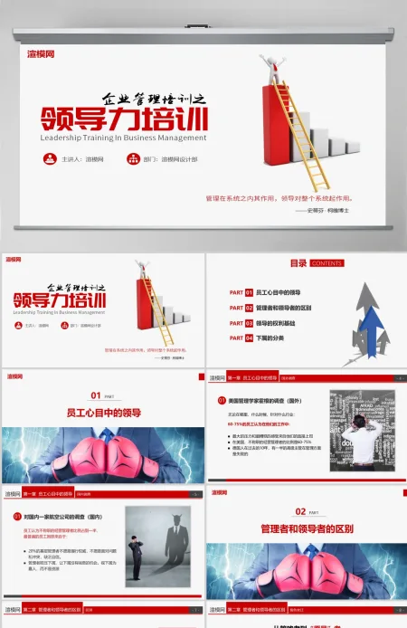 框架内容完整到手即用企业管理培训领导力培训课件PPT模板 框架内容完整到手即用企业管理培训领导力培训课件PPT模板